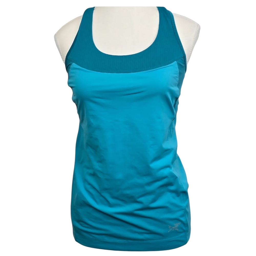 Arc'teryx Cita Tank Top Sz S Vibrant Blue Athletic Activewear Yoga Gym Running